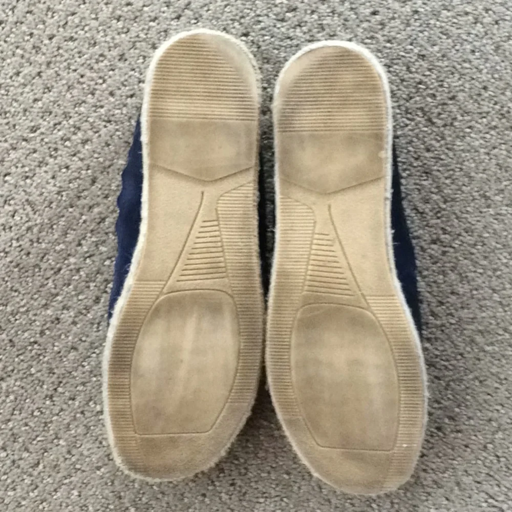 Steve Madden Breanna Navy Suede Espadrilles 7.5